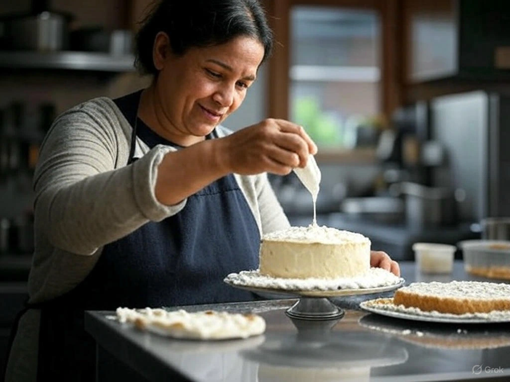 glutenvrije slagroomtaart maken