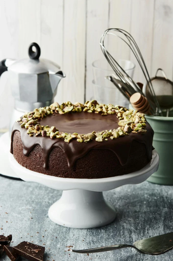 glutenvrije pistache taart